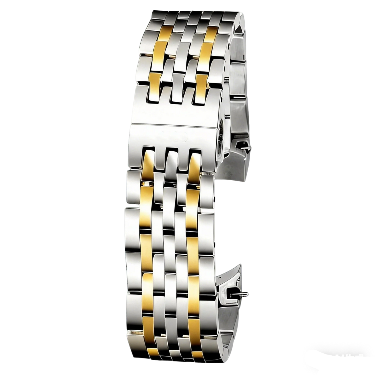 Cinturino in acciaio inossidabile da 19 mm per Tissot Le Locle, braccialetto di ricambio compatibile con orologio elegante Tissot, finitura argento lucido.