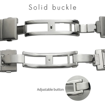Bracelet de montre en acier inoxydable, 17mm 24mm, adapté à Omega Constellation Manhattan 131.20.28 131.30.41, série Double Eagle