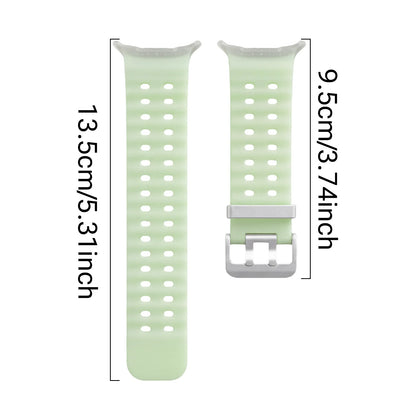 Cinturino sportivo in silicone luminoso per Samsung Galaxy Watch Ultra, 47mm, Marine Band