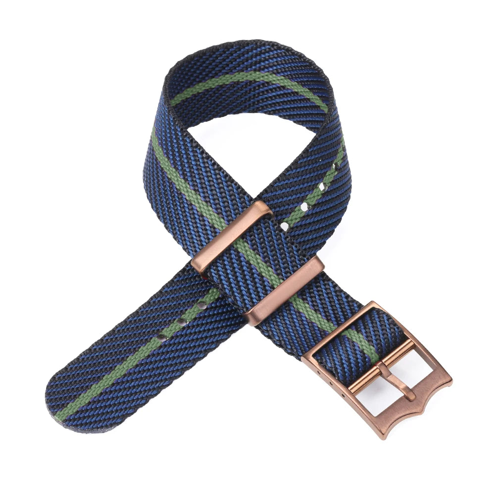 Bracelet en Nylon de qualité supérieure pour Bracelet de montre militaire en toile Tudor, 20mm 22mm, en tissu Seiko, pour Bracelet Rolex, boucle en Bronze