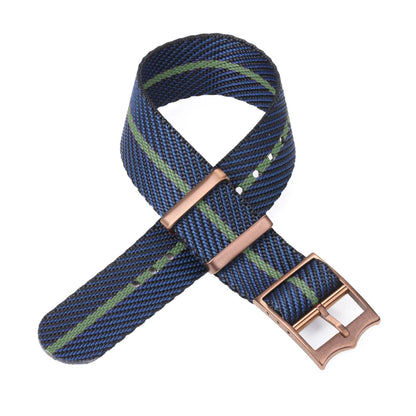 Bracelet en Nylon de qualité supérieure pour Bracelet de montre militaire en toile Tudor, 20mm 22mm, en tissu Seiko, pour Bracelet Rolex, boucle en Bronze