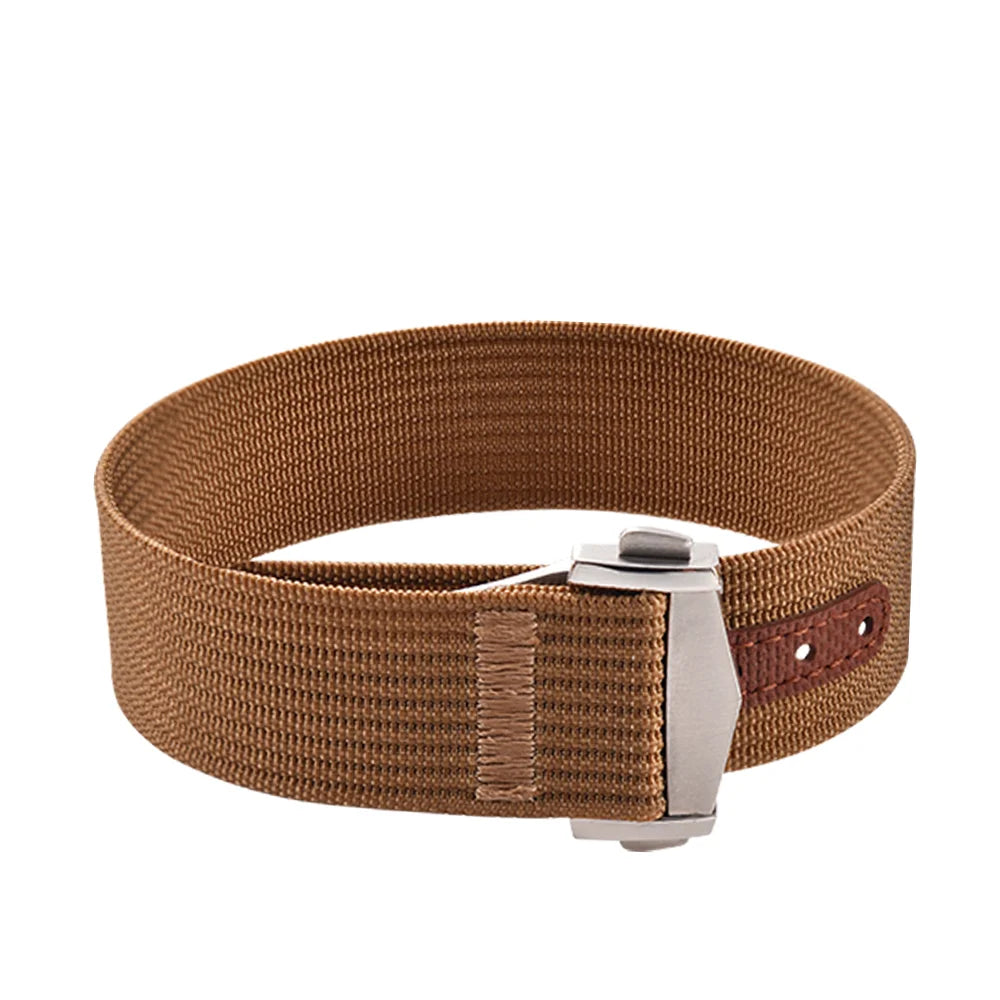 High-Quality Nylon Fluororubber 20mm Bracelet for Omega X Swatch MoonSwatch Sport, Folding Clasp Watch Strap for Seamaster 300