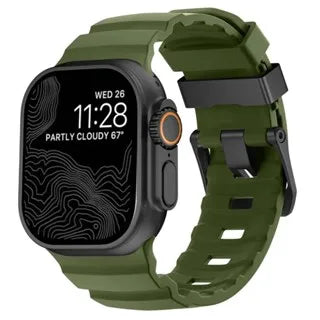 Cinturino in morbido silicone per Apple Watch Ultra 2 10 9 8 7 6 SE 5 4 per iWatch 38 40 41mm 42mm 44mm 45mm 46mm 49mm