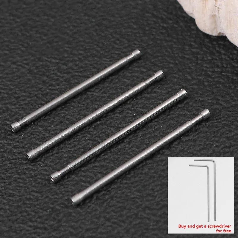 Perno di fissaggio a vite da 22 mm e 23 mm per cinturino Blancpain 5015 5050, attacco esagonale, accessorio con perno in acciaio.