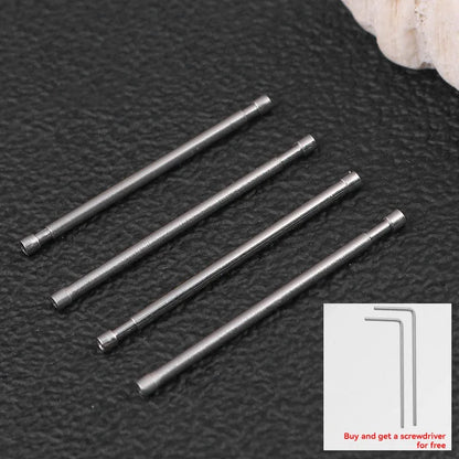 Perno di fissaggio a vite da 22 mm e 23 mm per cinturino Blancpain 5015 5050, attacco esagonale, accessorio con perno in acciaio.