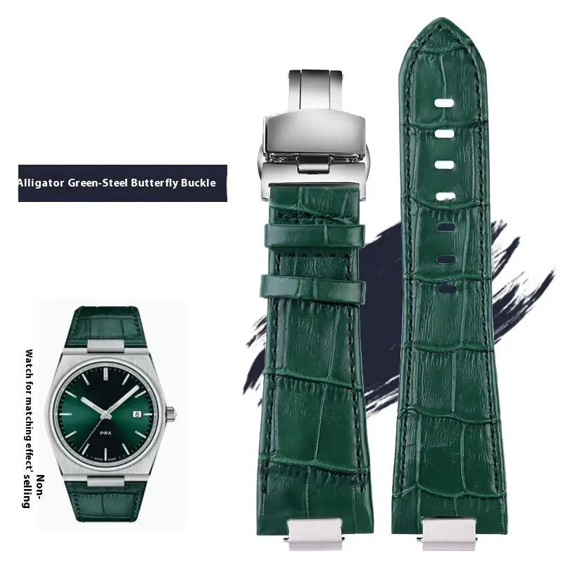 Pour Tissot 1853 Super Player PRX série T137.410/T137.407 bracelet de montre en cuir véritable T137 bracelet de montre en cuir surélevé pour hommes 12mm