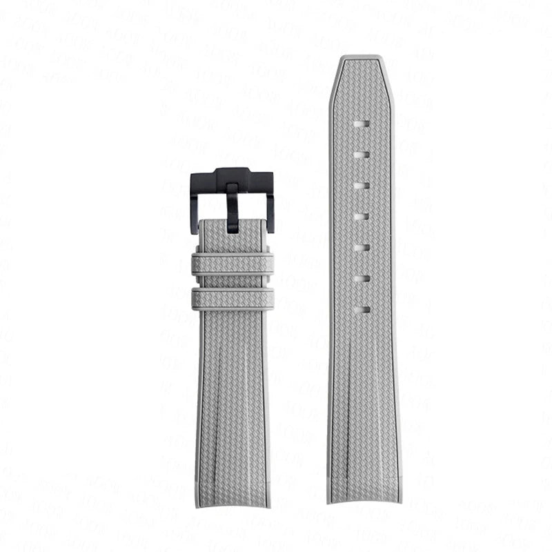 Bracelet de montre pour Omega X Swatch Joint MoonSwatch, pour Seamaster 300 hommes femmes 20mm caoutchouc Silicone extrémité incurvée