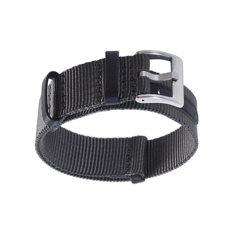 Cinturino per orologio da campo cachi H 69439931 441 in nylon e vera pelle nero verde grigio 18mm 20mm 22mm per orologio sportivo da uomo per esterni