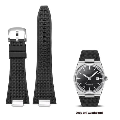 Men's Quick Release Silicone Watch Strap, Fluororubber Strap, for Tissot Store X, T137.407, T137.410, High Quality, 27mm