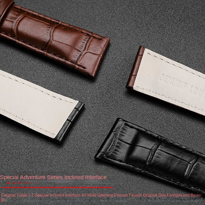 Men's personalized leather watch strap, watch band, custom accessory, Hamilton VENTURA Series, H24515551, H24515591, 21mm