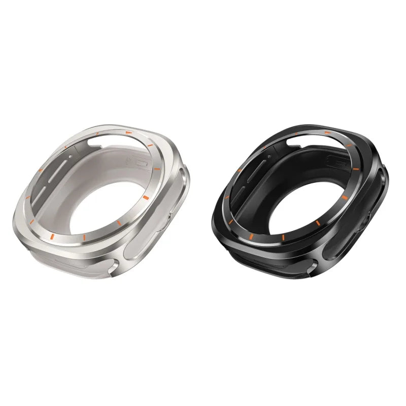 BUSKOZ 1/2pc Étui de protection en métal pour Samsung Galaxy Watch Ultra, sans film protecteur d'écran, accessoires