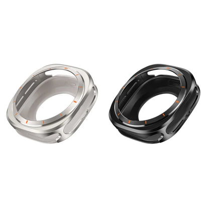 BUSKOZ 1/2pc Étui de protection en métal pour Samsung Galaxy Watch Ultra, sans film protecteur d'écran, accessoires