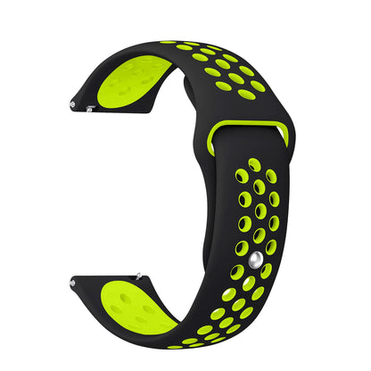 Cinturino in silicone da 20 mm 22 mm, per Amazfit Bip 6 5/GTS 3/2/2e/GTS2 Mini/GTR 3 Pro/42 mm/47 mm/2/2e/Stratos 2/3 Pro Sport Correa