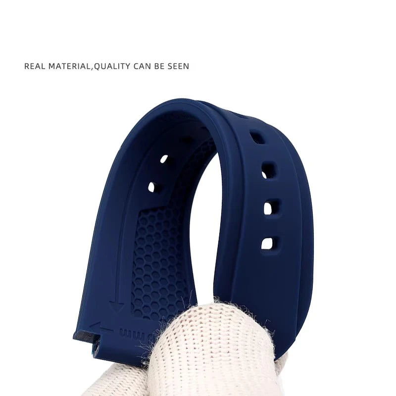Bracelet de montre en caoutchouc étanche, bracelet de montre de sport, marque I.w Carnival, original, 589g, 618g, 612g, 619g
