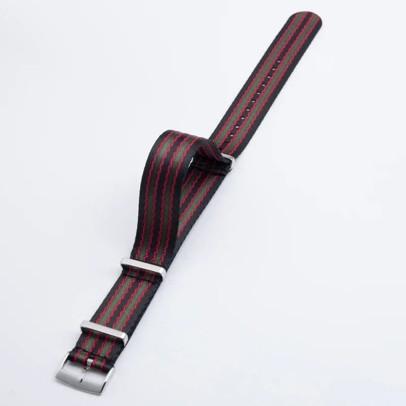 Accessori per bracciale orologio in nylon ad alta densità, 20mm 22mm, per Longines Omega Seamaster 007 TAG HEUER Tudor Rolex