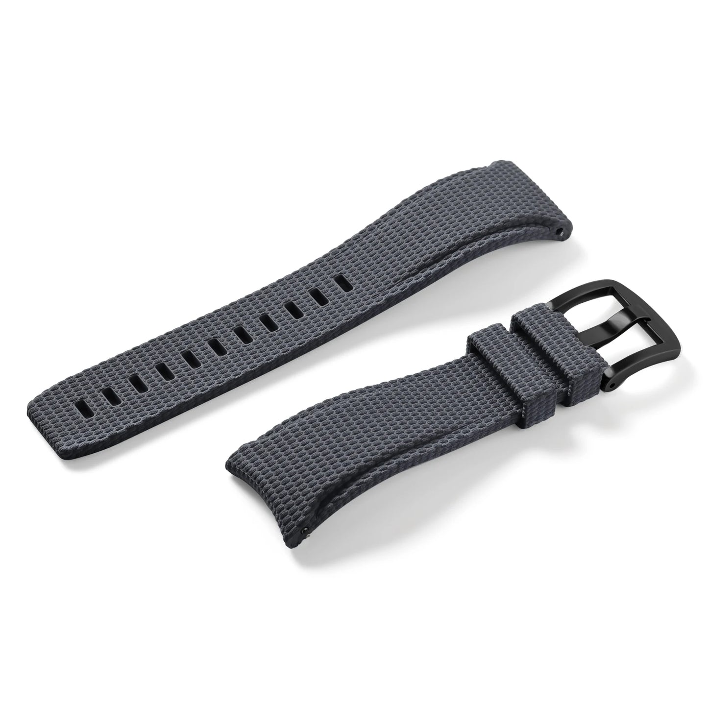 Bracelet de montre sport universel en caoutchouc fluoré FKM incurvé 20 mm 21 mm 22 mm à libération rapide pour Longines Omega Casio Seiko