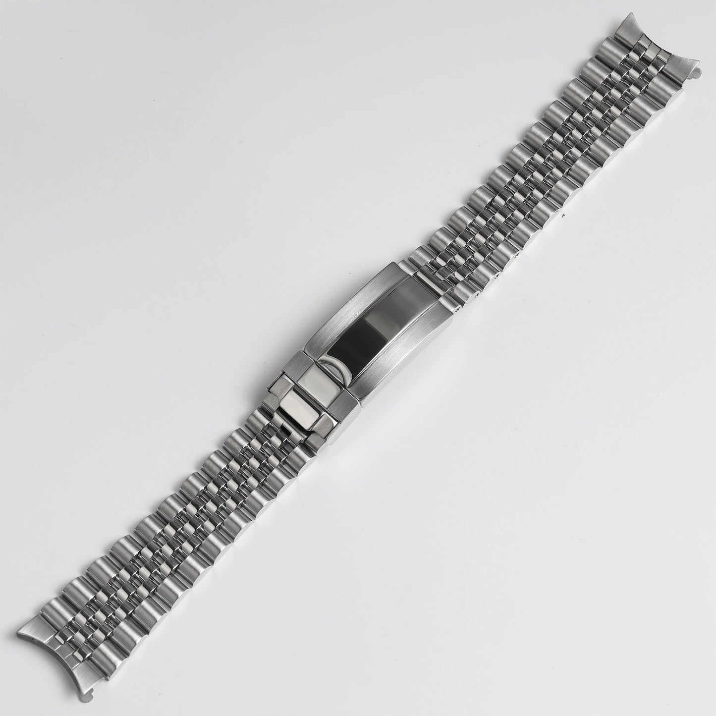 Bracelet de montre en acier inoxydable argenté mat poli de 19mm, pour SEIKO SNXS80 SNXS79 SNXS79K SNXS77K SNXS75 SNXS73, Bracelet de poignet en métal