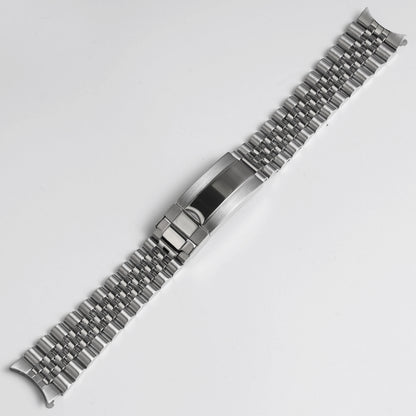 Bracelet de montre en acier inoxydable argenté mat poli de 19mm, pour SEIKO SNXS80 SNXS79 SNXS79K SNXS77K SNXS75 SNXS73, Bracelet de poignet en métal