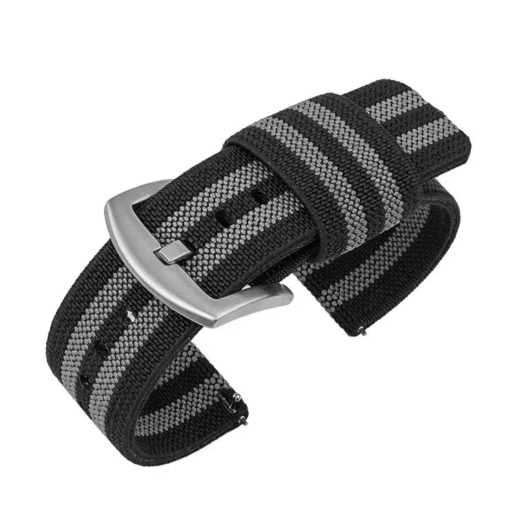 Bracelet de montre en Nylon 18mm 20mm 22mm 24mm bracelet élastique tissé armée pour Seiko bracelet à dégagement rapide bracelet de montre de Sport militaire pour hommes