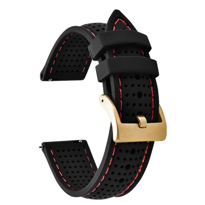 Bracelet de Sport en Silicone pour hommes, 18mm 20mm 22mm, en caoutchouc étanche, bracelet de remplacement pour Samsung S3 Huawei Watch GT2 46mm Amazfit GTR