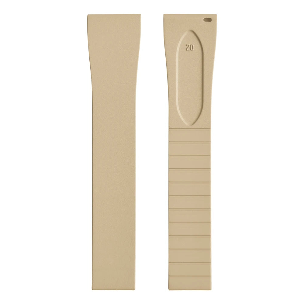 New CTS FKM watch strap 16mm 18mm 19mm 20mm 21mm 22mm quick-release butterfly clasp watch strap, CTS rubber strap for cutting to size