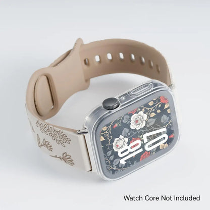 Bracelet + case for Huawei Watch Fit 4 / 4 Pro, TPU protective case, floral sport strap for Huawei Fit 4 4pro 3