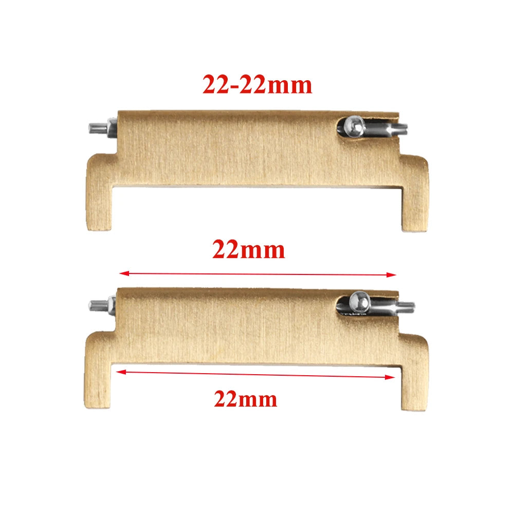 1 paire d'adaptateurs de bracelet de montre 18mm à 20mm, 22mm, 20mm à 18/20/22mm, 22mm à 22mm, connecteurs à broches à dégagement rapide, accessoires de montre