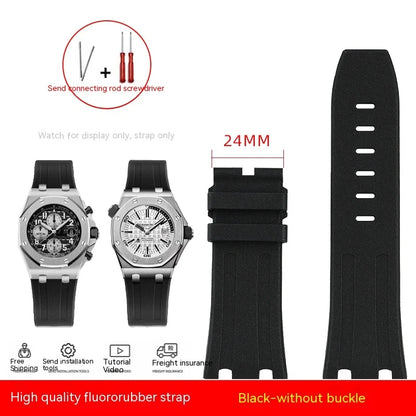 Cinturino per orologio da uomo in gomma, Audemars P Royal Oak Offshore, 42mm, 28mm, 15703, 15710, 26470, 28mm, con attrezzi