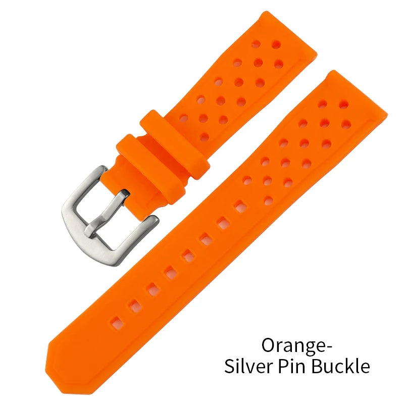 Bracelet de montre en silicone 22 mm 21 mm 20 mm pour Tag Heuer F1 Seiko SKX 5 Oris Divers Sports Watch Series Accessoires Bracelet de montre en caoutchouc