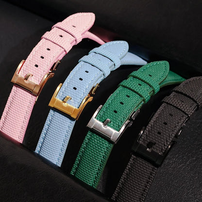 FKM Universal Rubber Watch Strap, with Quick Release Bar, 12 Colors, 18 19 20 21 22mm, Fluoro Rubber Watch Straps