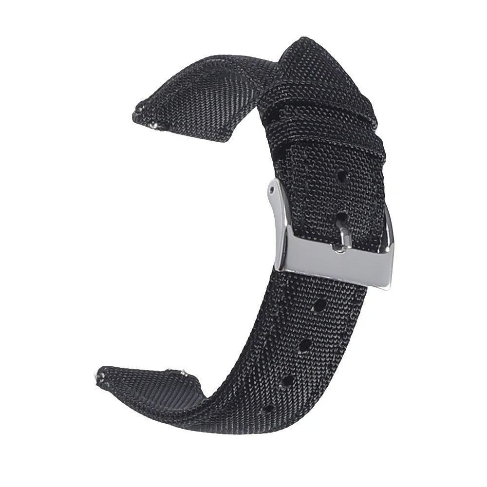 Waterproof voile fabric watch strap, quick-release watch strap, 18mm 19mm 20mm 21mm 22mm 24mm nylon watch strap for Blancpain and Omega