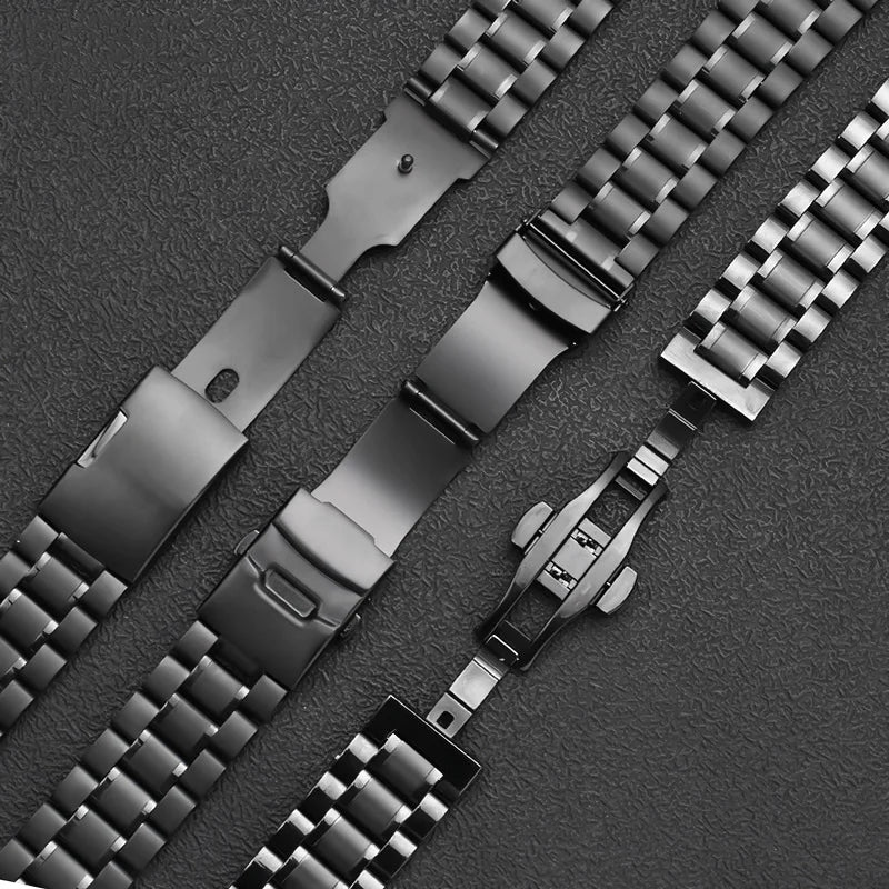 Cinturino curvo in acciaio inossidabile per Casio EFR-526/303/304/530/556/552 da uomo BEM-506/501, 20 22 24 mm