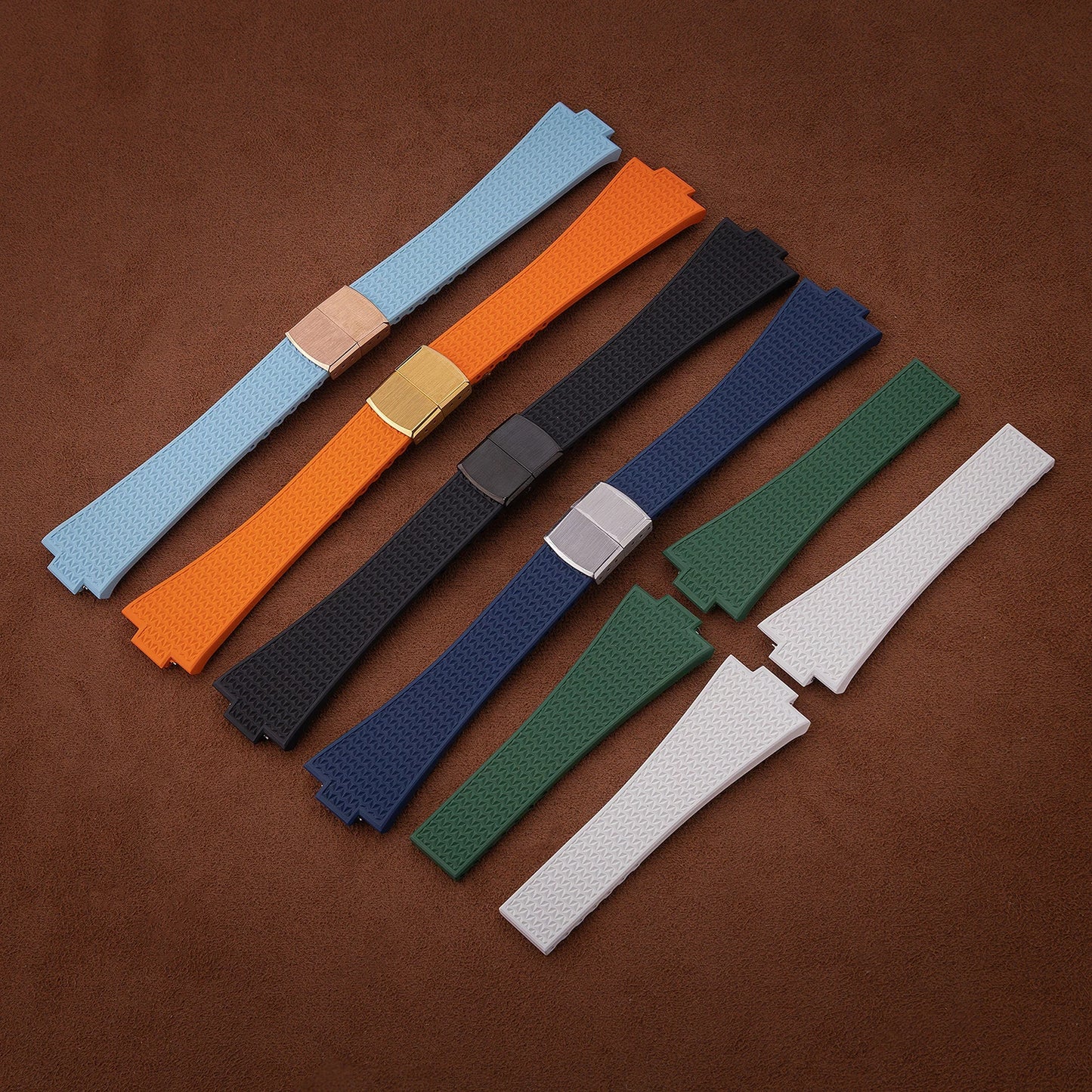 CTS Rubber strap for TISSOT PRX Powermatic 35mm 40mm 11mm 12mm Quick Release Spring Bar Watch Straps FKM Black Navy