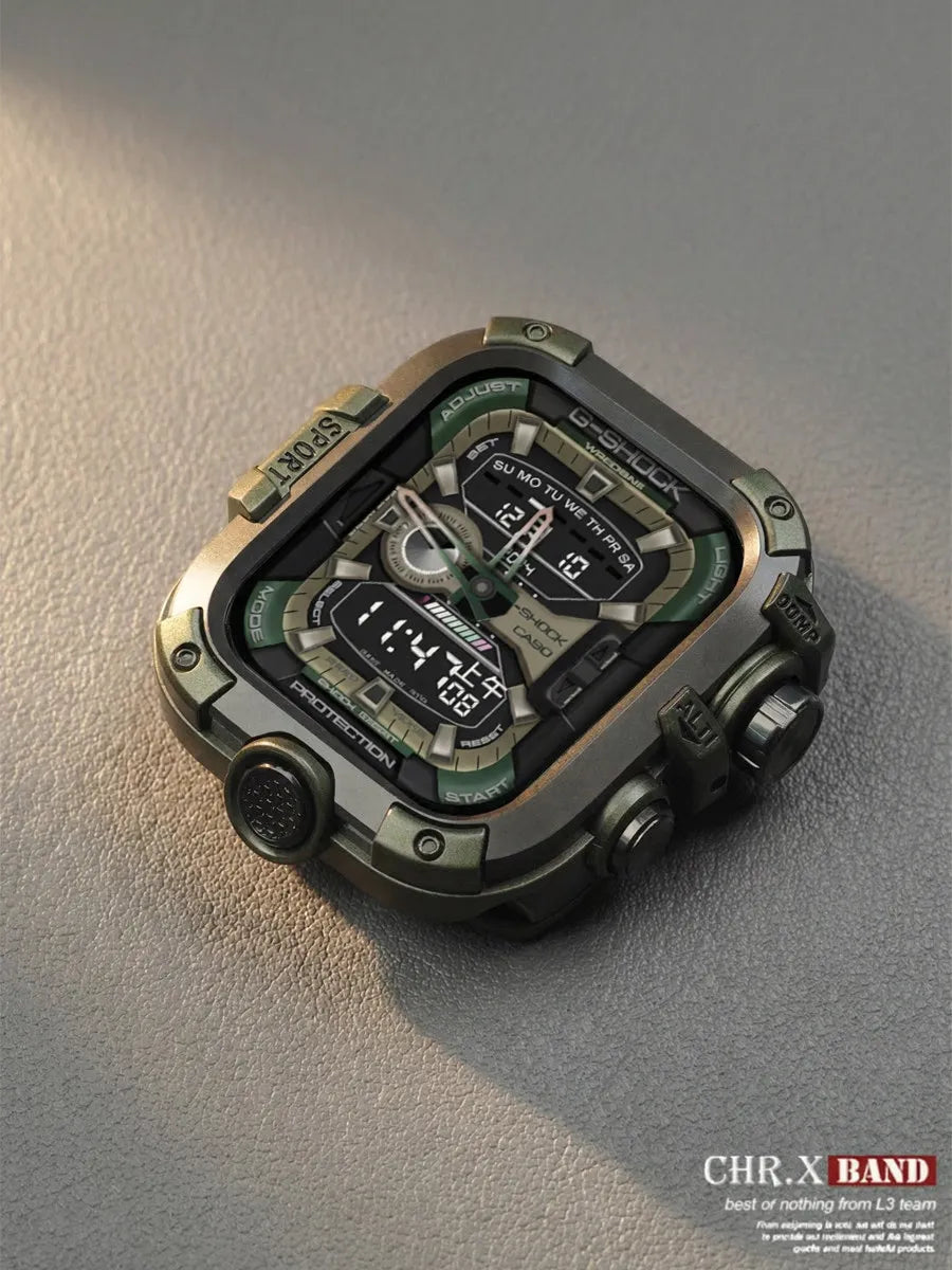 Metal alloy case for Apple Watch Series 11 109 8 7 49mm 46mm 45mm for iWatch 654SE 44mm