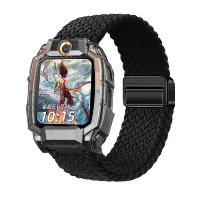 Bracciali intrecciati per bambini, bracciale elastico magnetico per smartwatch Imoo Xiaotiancai, telefono D2 Z11 Z10 Z6 Z7 Z1