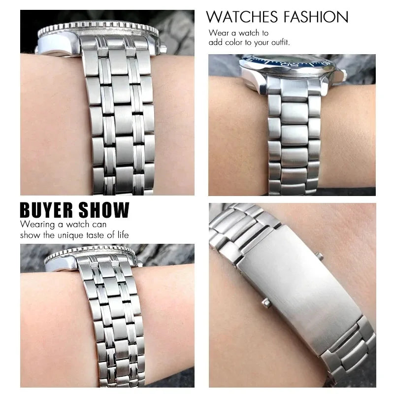 Bracelet De montre en acier inoxydable 316L, 20mm 22mm, adapté au bracelet Omega Seamaster 300 De Ville Speedmaster Planet Ocean 600