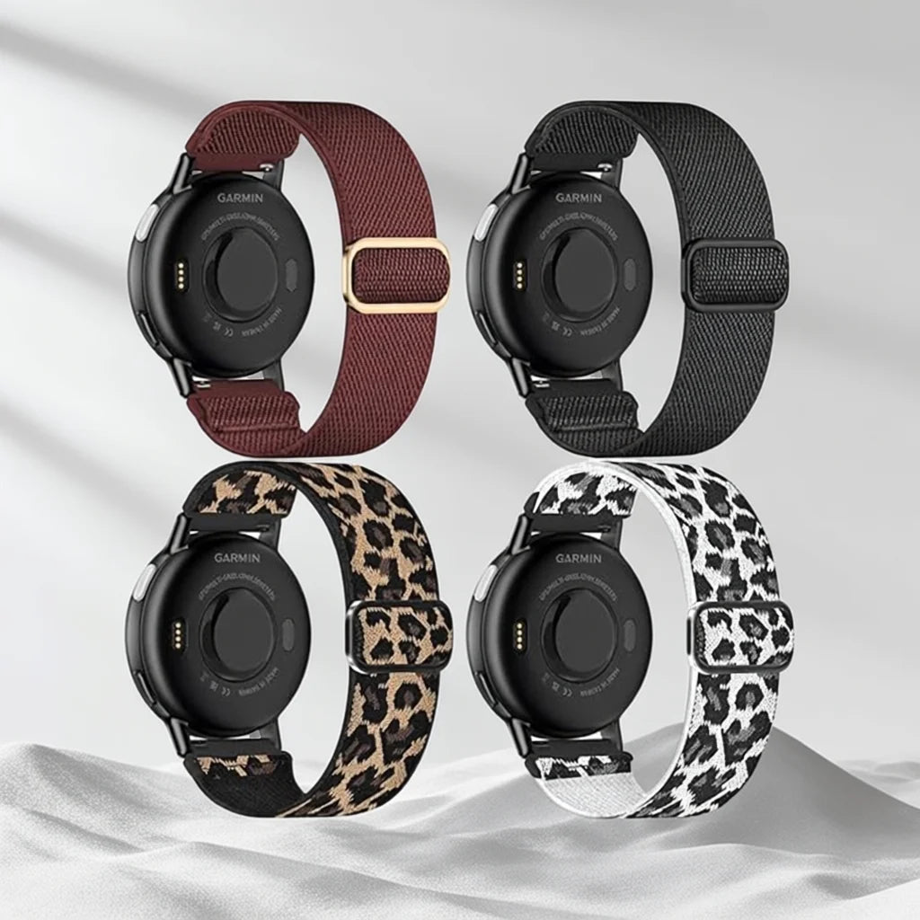 Cinturino elastico per Samsung Watch7 6 5 4, cinturino in Nylon per Garmin Vivoactive4s/Forerunner245/Garmin Venu 3/Huawei WatchGT 6 5 4 3