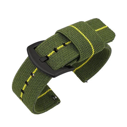 Bracelet de montre en Nylon 18mm 20mm 22mm 24mm bracelet élastique tissé armée pour Seiko bracelet à dégagement rapide bracelet de montre de Sport militaire pour hommes