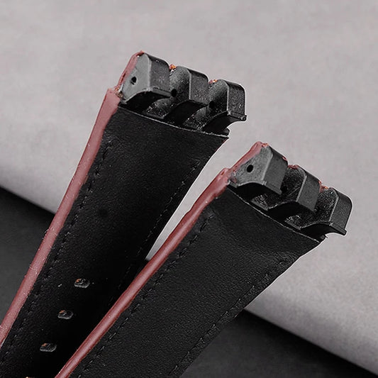 Cowhide Leather Watch Strap, 22mm, Black, Brown, Blue, White, with Tools, for Swatch SVGK407 SVGK406 SVGK409 SVGK403