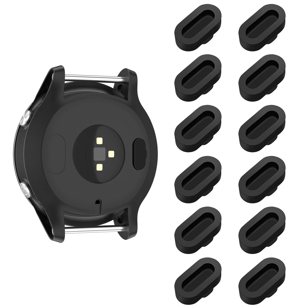 Couvercle de prise anti-poussière pour Port de chargeur, pour Garmin Forerunner 955 945 265 645 965 Fenix 7 S 7X 6 6S 6X 5 Vivoactive 3 4 5