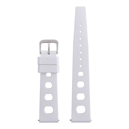 Nuovo cinturino per orologio a sgancio rapido Tropical Waffle CTS bianco FKM da 20 mm e cinturino per orologio subacqueo in gomma fluorocarbonica tradizionale da 22 mm