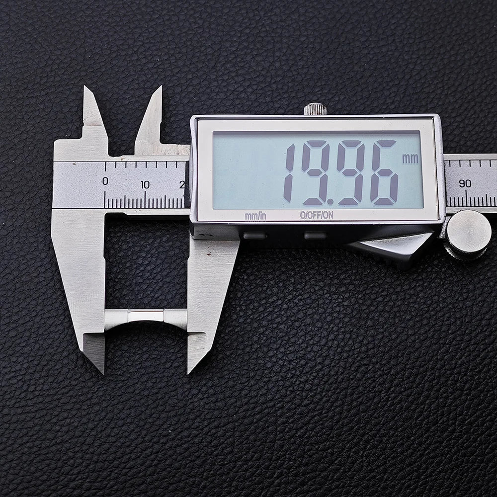 2 pièces 20mm extrémité incurvée lien Endlink pour bracelet de montre pour bracelet de montre bracelet en caoutchouc et en cuir connexion sans couture