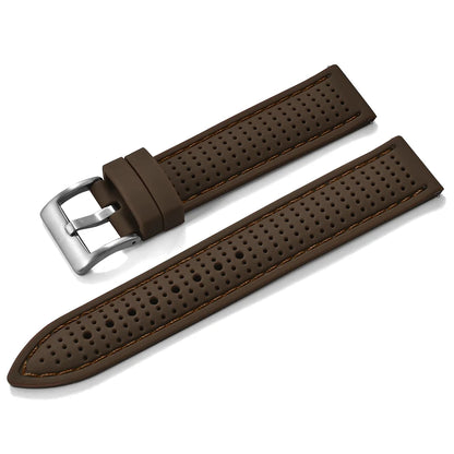Bracelet de montre sport en silicone à dégagement rapide - Bracelet en caoutchouc souple respirant et imperméable, ajustement universel 18 mm 20 mm 22 mm pour hommes et femmes