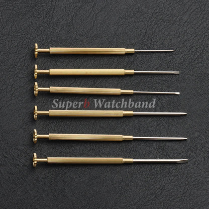 Slotted metal screwdriver for Rolex 0.8mm 1.0mm 1.2mm 1.4mm 1.6mm 1.8mm watch repair tools remove install screws watchmaker set