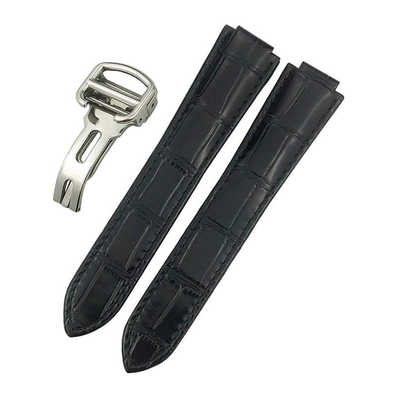 14mm 16mm 18mm 20mm 22mm bracelet de montre en cuir de vachette véritable adapté pour Cartier noir bleu rose bracelet de montre Bracelets outils gratuits