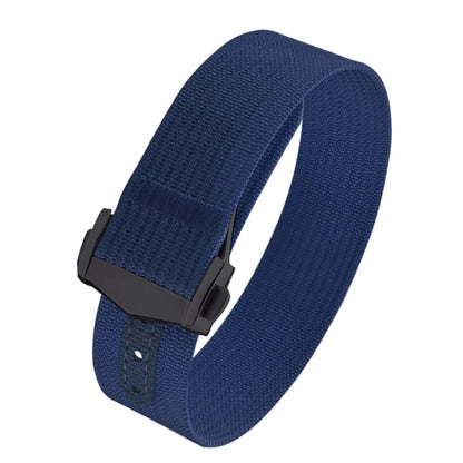 Canvas and Nylon Watch Strap, 18-20-22mm, for Omega X Swatch MoonSwatch for Seiko Men Women Sport, Waterproof, Folding Buckle