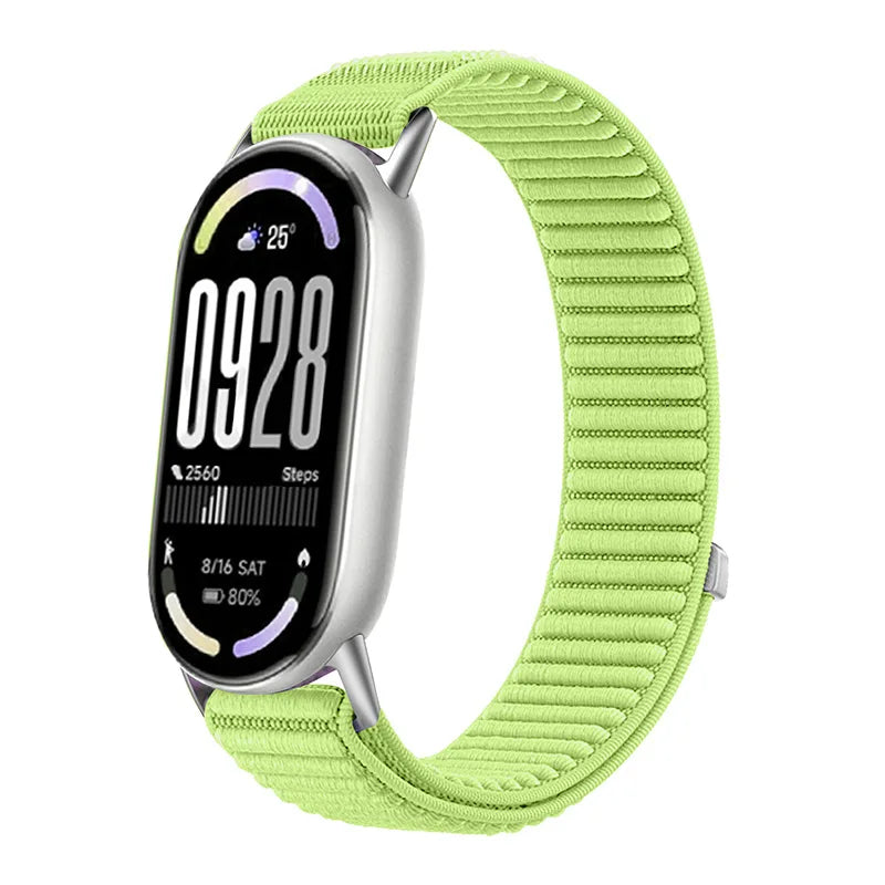 Sangles à boucle en Nylon pour Xiaomi Mi Band 10 9 8, remplacement de sport, Bracelet Xiaomi Smart Band 10 9 8, accessoires NFC