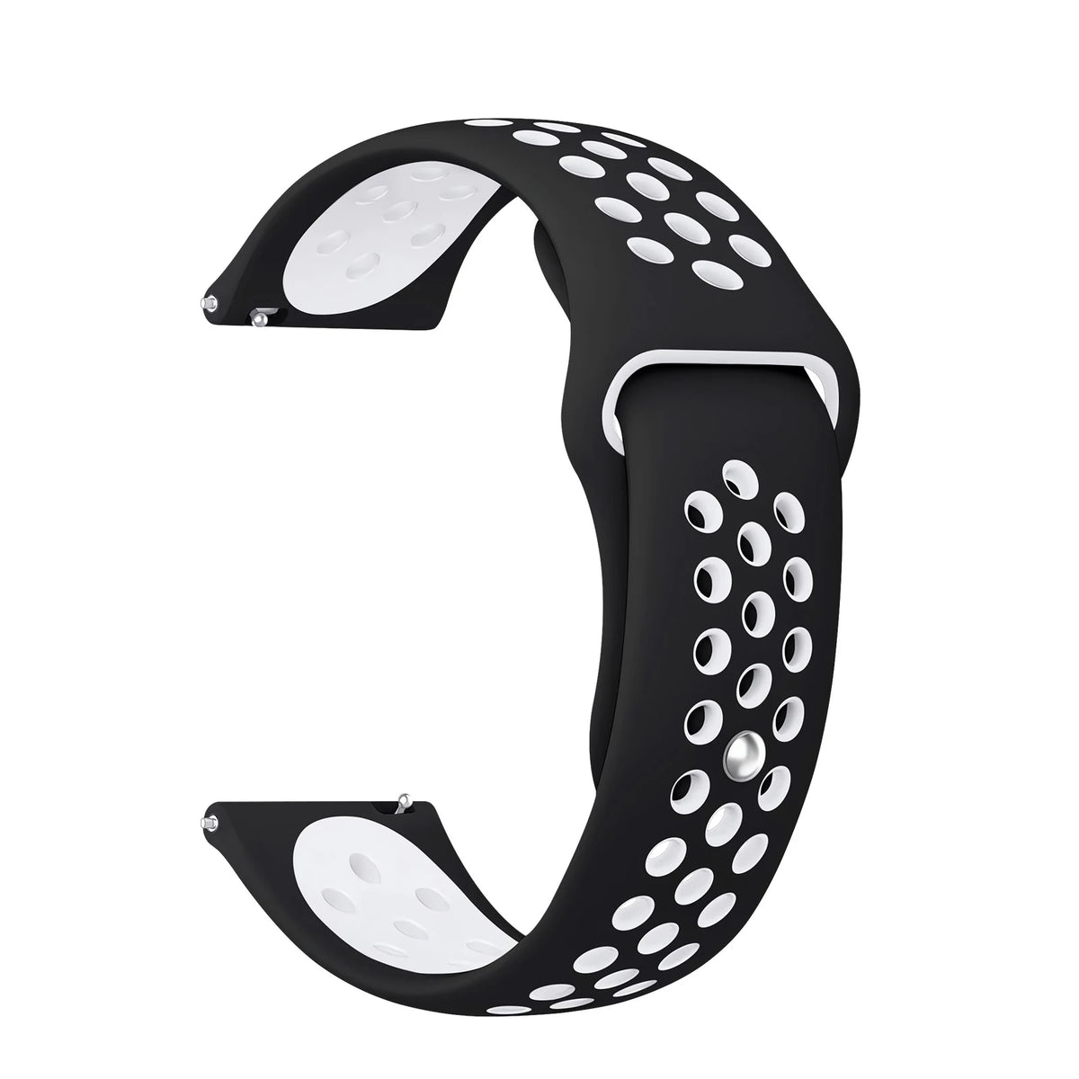 Cinturino in silicone da 20 mm 22 mm, per Amazfit Bip 6 5/GTS 3/2/2e/GTS2 Mini/GTR 3 Pro/42 mm/47 mm/2/2e/Stratos 2/3 Pro Sport Correa