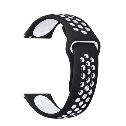 Cinturino in silicone da 20 mm 22 mm, per Amazfit Bip 6 5/GTS 3/2/2e/GTS2 Mini/GTR 3 Pro/42 mm/47 mm/2/2e/Stratos 2/3 Pro Sport Correa