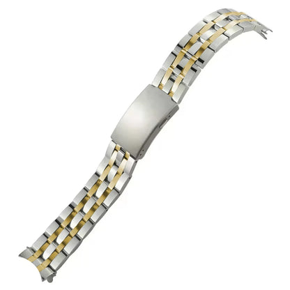 Cinturino per orologio in acciaio inossidabile argentato, 19mm 20mm, per Tissot T 1853 T41 T17 T006 PRC200 T014, estremità curva, fibbia a farfalla